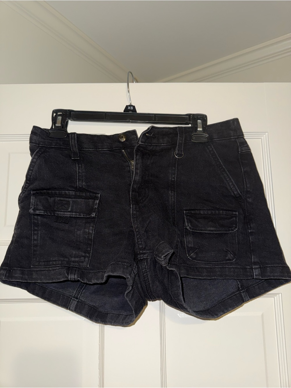 wild fable Black Denim Cargo Jean Shorts